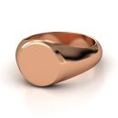 ROSE GOLD OVAL SIGNET RING