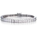 WHITE GOLD DIAMOND BAGUETTE BRACELET