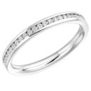 WHITE GOLD DIAMOND CHANNEL SET FULL ETERNITY RING