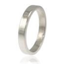 WHITE GOLD FLAT WEDDING RING