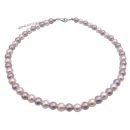 DYED PINK FRESH WATER CULTURED PEARL NECKLACE