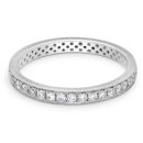 WHITE GOLD DIAMOND GRAIN SET FULL ETERNITY RING