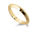 YELLOW GOLD BEVELLED WEDDING RING