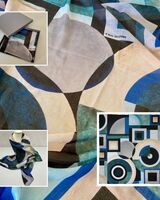 'KEY ELEMENTS NO.1' DESIGNER SCARF IN MALMUL SOFT MUSLIN