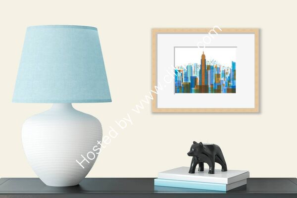 Manhattan Impressions No.4 In Room Framed