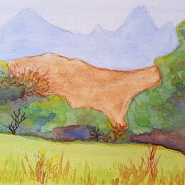 Student art Expressive Watercolours for Beginners