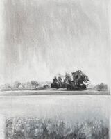 April Shower Over Field Of Rape