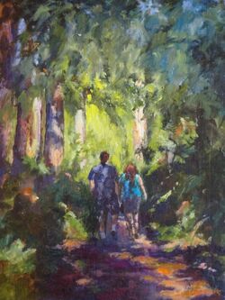 A walk through the Eucalyptus Trees