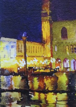 Venice by night SOLD