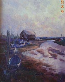 Half Light on the Boatshed