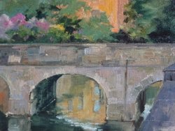 Bridge by the deer park Magdalen College
