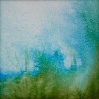 Hazy summer meadow