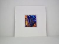 Inches deep (with mount and white frame)