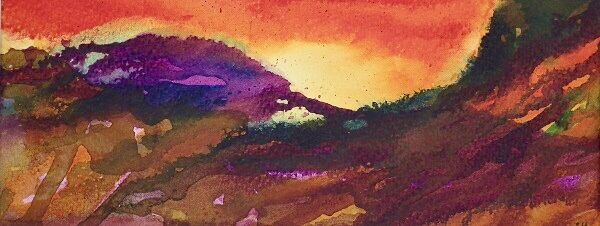 Sky on fire *SOLD*