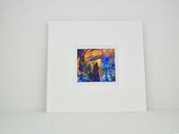 Standing within (with mount and white frame)