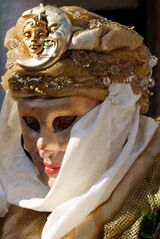 Carnevale di Venezia - Volto Mask by Travel Photographer in London
