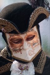 Carnevale di Venezia - Bauta Mask by Travel Photographer in London