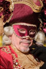 Carnevale di Venezia - Ball Mask and Baroque Wearing by Travel Photographer in London