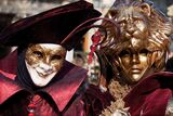 Carnevale di Venezia - Jolly Mask and Leone d’Oro di Venezia by Travel Photographer in London