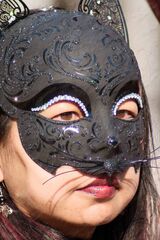Carnevale di Venezia - Ghatto Mask by Travel Photographer in London