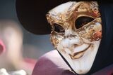 Carnevale di Venezia - Jolly Mask by Travel Photographer in London