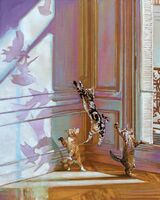 Parisian Kittys with bird shadows #2