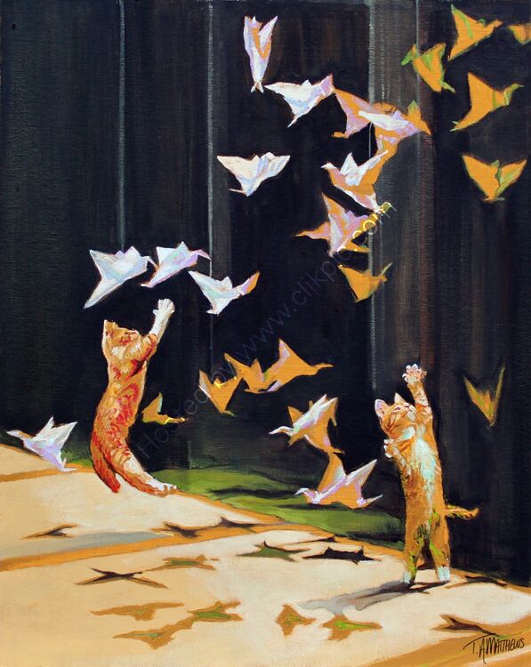 Gallery cats (origami birds) #7