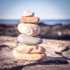 Stones by the beach
