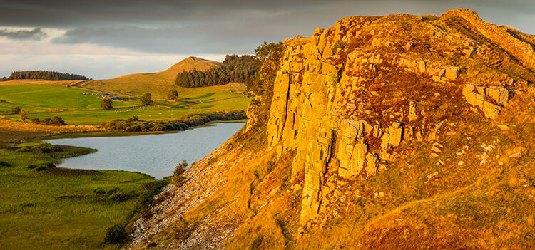 Crag Lough from Peel Crags (Hadrian's Wall)