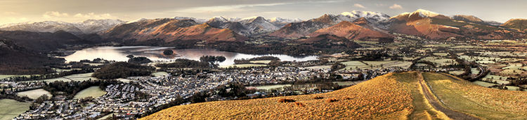 Keswick & Derwent Water from Latrigg