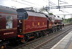 Scarboro' Flyer leaves Wilmslow