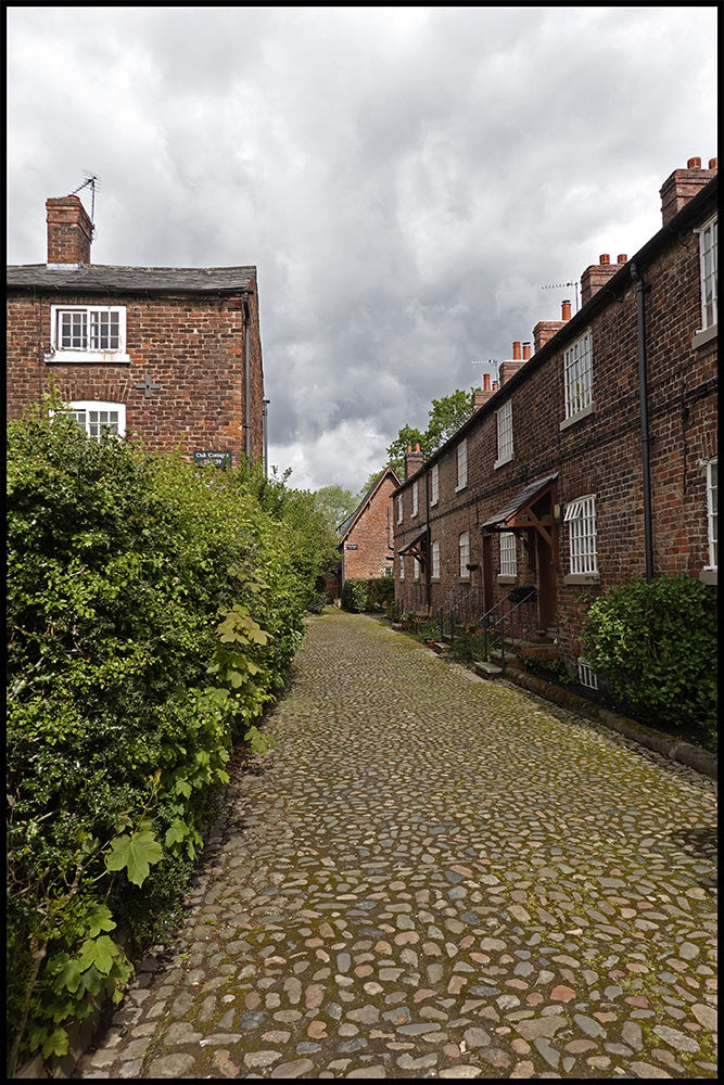 Styal Village, real cobbles.