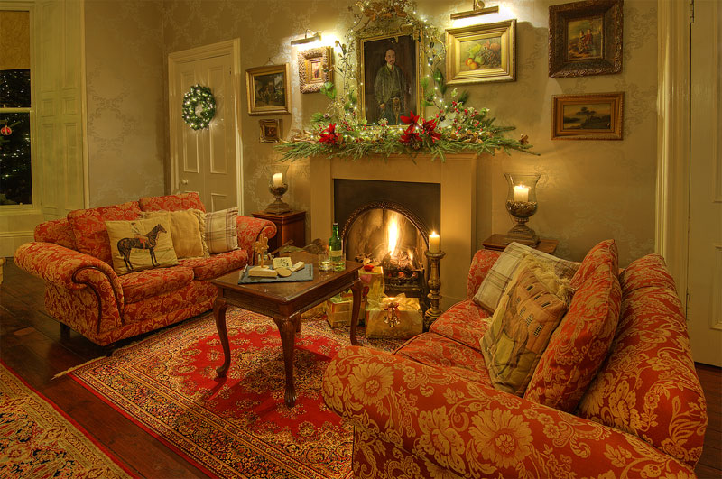 Christmas Time Interior Photograph