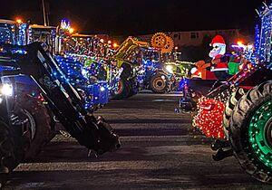 Buitlh Wells Christmas Charity Tractor Run.