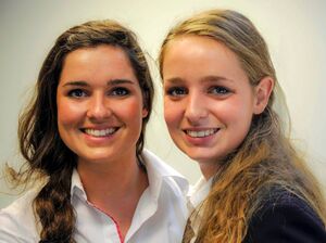 Portrait of 2 sisters