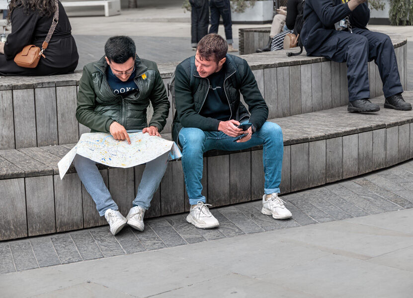 Checking The Map