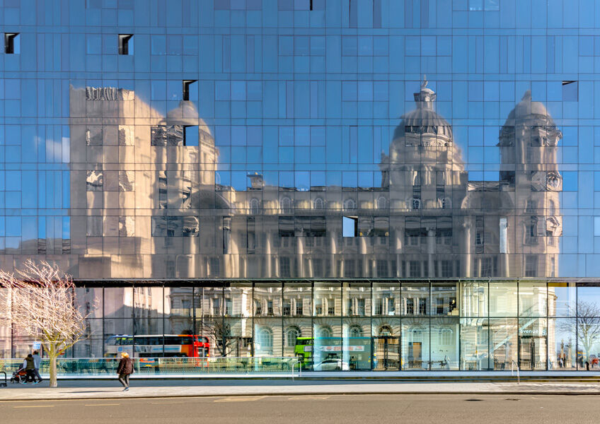 Port Of Liverpool Reflection
