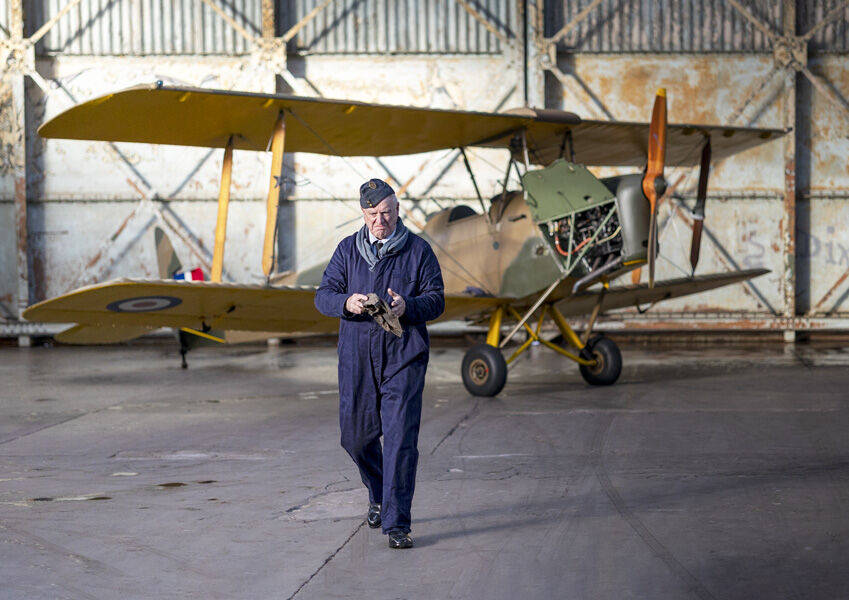 RAF Mechanic Not Looking Happy