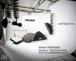 Studio 2 - The Cove Studio - with overhead Light track system and Profoto Stills Lighting + Dexel Video Lighting