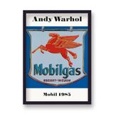 Ads Mobil 1985 Framed Art Print by Andy Warhol