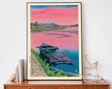 Akita Tsuchizaki Framed Art Print by Hasui Kawase