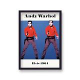 Colour Elvis 1964 Framed Art Print by Andy Warhol