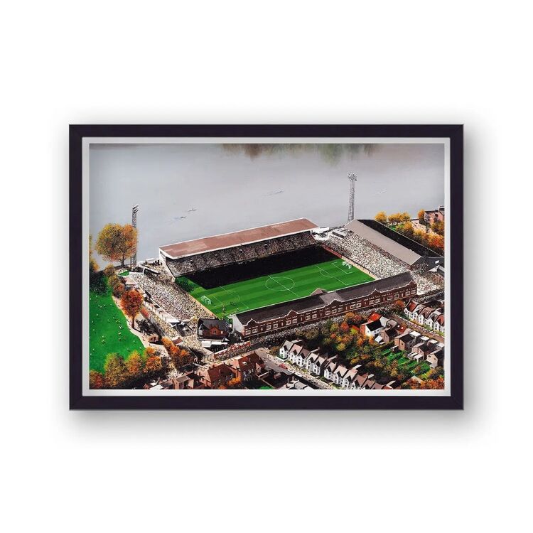 Craven Cottage Home of Fulham FC Framed Stadium Art Print