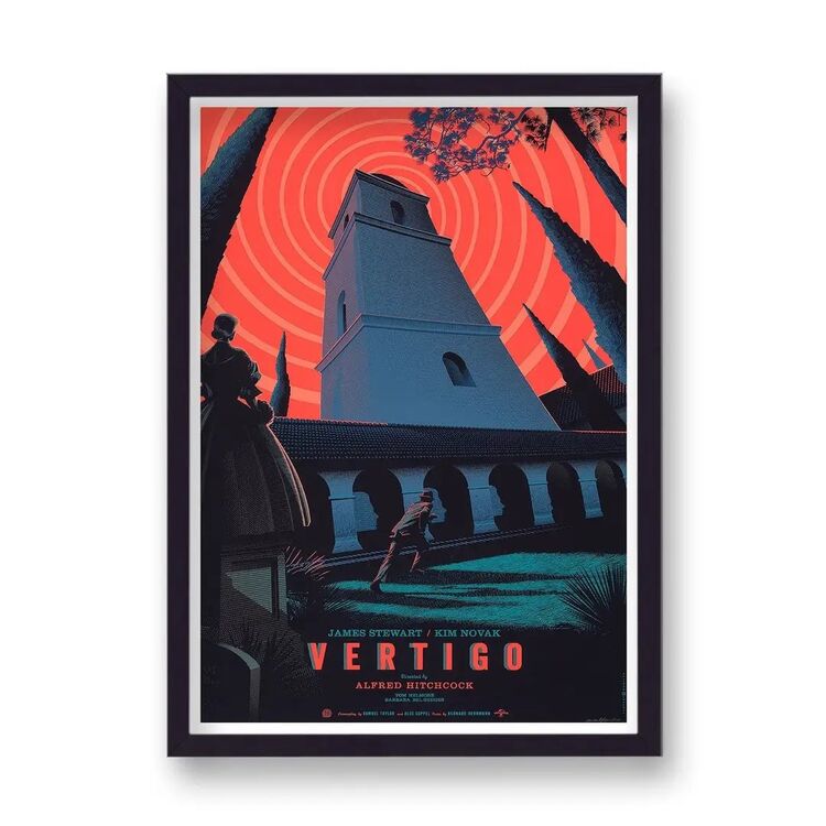 Alfred Hitchcock's Vertigo Reimagined Movie Poster