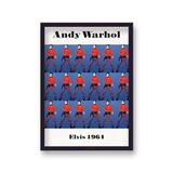 Colour Elvis Nine Repeat 1964 Framed Art Print by Andy Warhol
