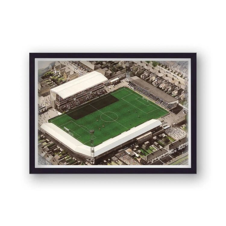 Blundell Park Home of Grimsby Town FC Framed Stadium Art Print