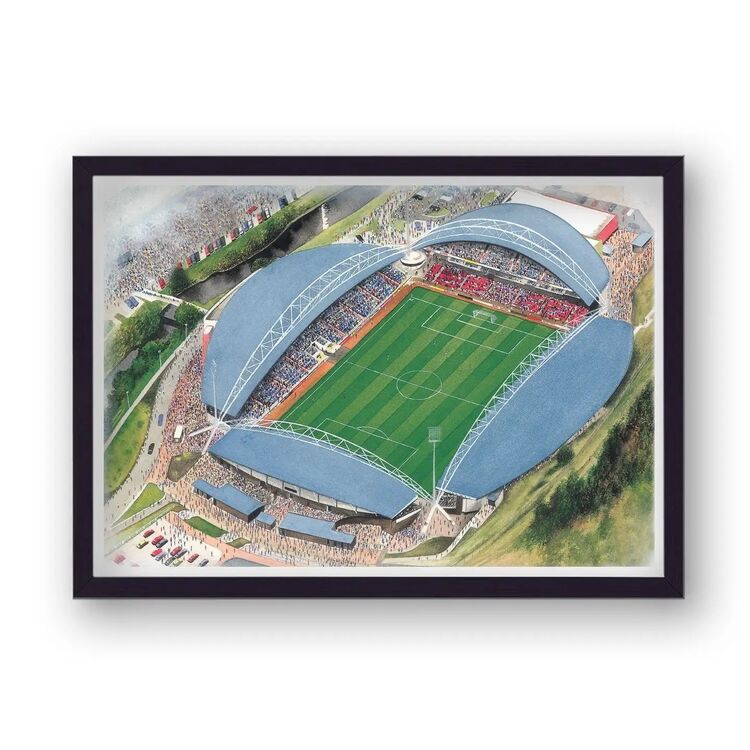John Smiths Stadium Home of Huddersfield Town AFC Framed Stadium Art Print