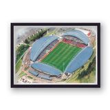 John Smiths Stadium Home of Huddersfield Town AFC Framed Stadium Art Print