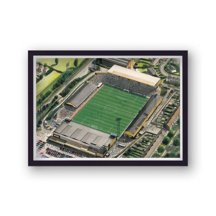 Boothferry Park Home of Hull City FC Framed Stadium Art Print