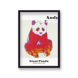 Endangered Giant Panda Framed Art Print by Andy Warhol